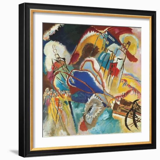 Improvisation No. 30 (Cannons), 1913-Wassily Kandinsky-Framed Giclee Print