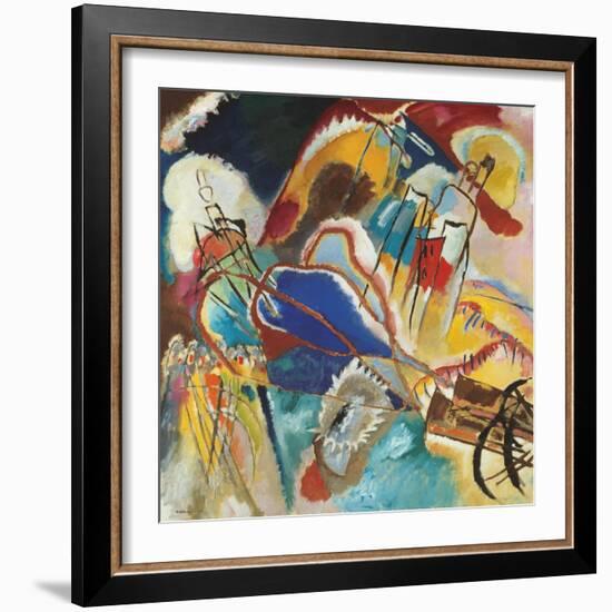 Improvisation No. 30 (Cannons), 1913-Wassily Kandinsky-Framed Giclee Print