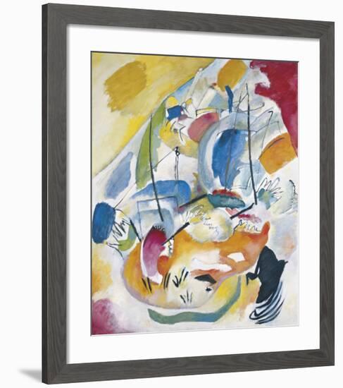 Improvisation no. 31, Sea Battle, c.1913-Wassily Kandinsky-Framed Art Print