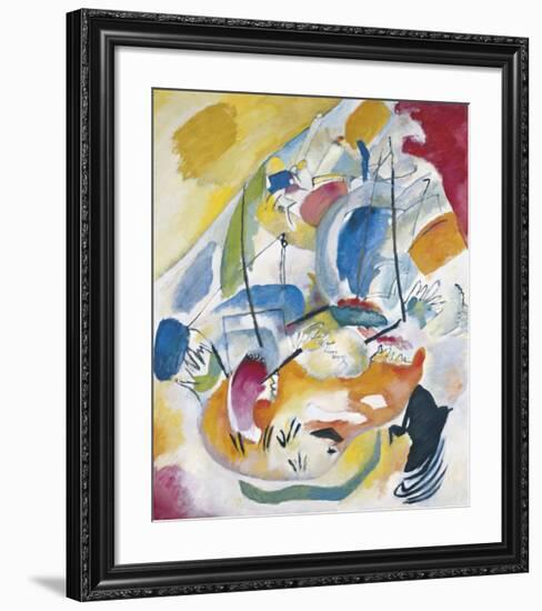 Improvisation no. 31, Sea Battle, c.1913-Wassily Kandinsky-Framed Art Print