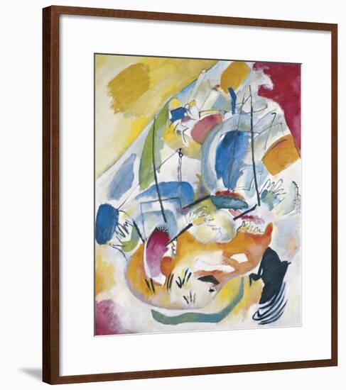 Improvisation no. 31, Sea Battle, c.1913-Wassily Kandinsky-Framed Art Print