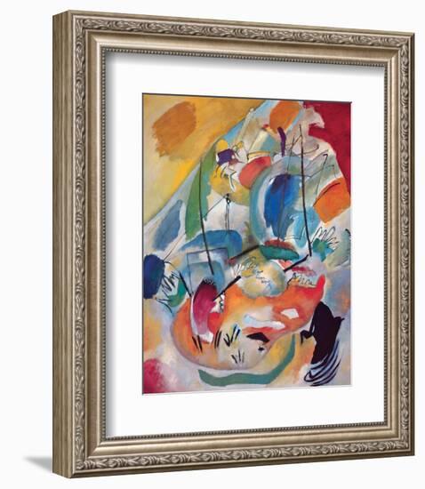 Improvisation No.31: Sea Battle-Wassily Kandinsky-Framed Premium Giclee Print