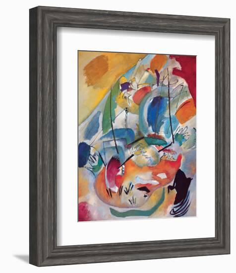 Improvisation No.31: Sea Battle-Wassily Kandinsky-Framed Premium Giclee Print