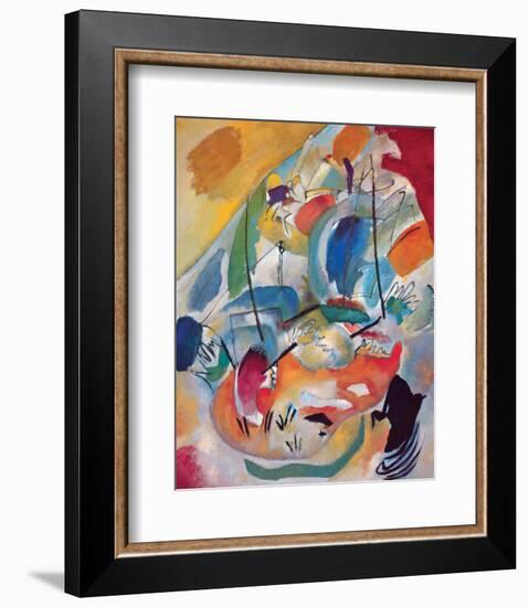 Improvisation No.31: Sea Battle-Wassily Kandinsky-Framed Premium Giclee Print