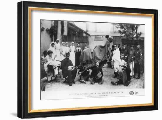 Improvised Camel, Auxiliary Hospital, Rue Lafayette, Paris, France, World War I, 1914-1918-null-Framed Giclee Print