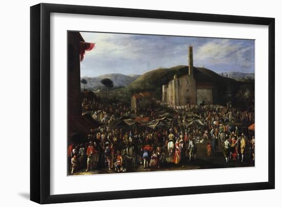 Impruneta Fair-Filippo Napoletano-Framed Giclee Print