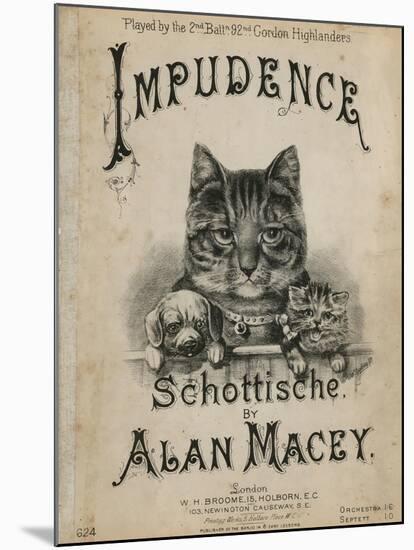 Impudence-null-Mounted Giclee Print