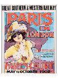 Paris In London, Great Southern & Western Railway-Imre Kiralfy-Art Print