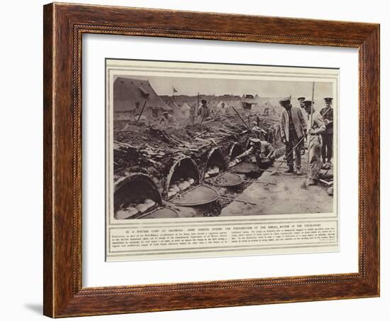 In a British Camp at Salonika-null-Framed Photographic Print