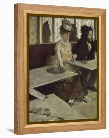 In a Café (Absinth), 1873-Edgar Degas-Framed Premier Image Canvas