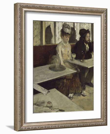 In a Café (Absinth), 1873-Edgar Degas-Framed Giclee Print