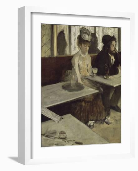 In a Café (Absinth), 1873-Edgar Degas-Framed Giclee Print