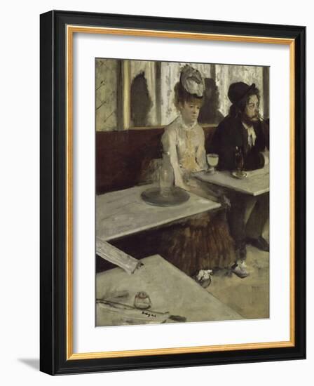 In a Café (Absinth), 1873-Edgar Degas-Framed Giclee Print