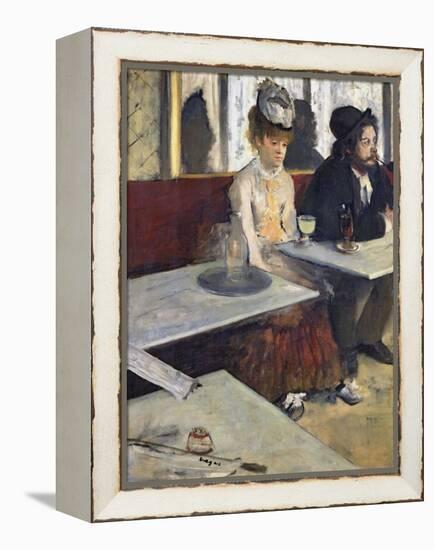 In a Cafe, or the Absinthe, c.1875-76-Edgar Degas-Framed Premier Image Canvas