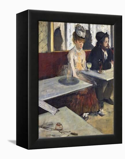In a Cafe, or the Absinthe, c.1875-76-Edgar Degas-Framed Premier Image Canvas