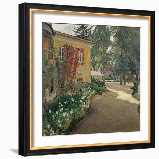 In a Country Estate, 1910-Sergei Arsenyevich Vinogradov-Framed Giclee Print