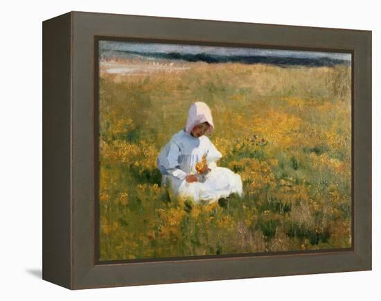 In a Field of Buttercups-Marianne Stokes-Framed Premier Image Canvas