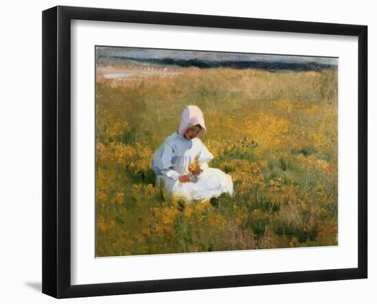 In a Field of Buttercups-Marianne Stokes-Framed Giclee Print