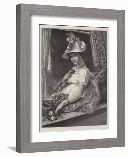 In a Gondola-Davidson Knowles-Framed Giclee Print