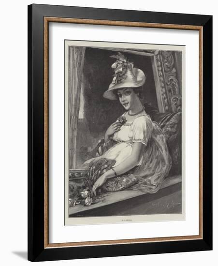 In a Gondola-Davidson Knowles-Framed Giclee Print