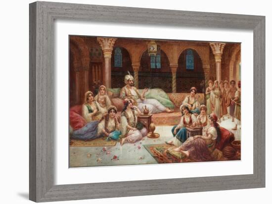 In a Harem-J. G. Delincourt-Framed Giclee Print