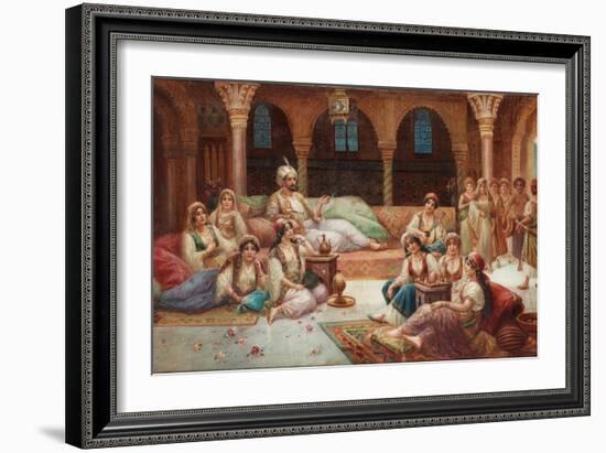 In a Harem-J. G. Delincourt-Framed Giclee Print