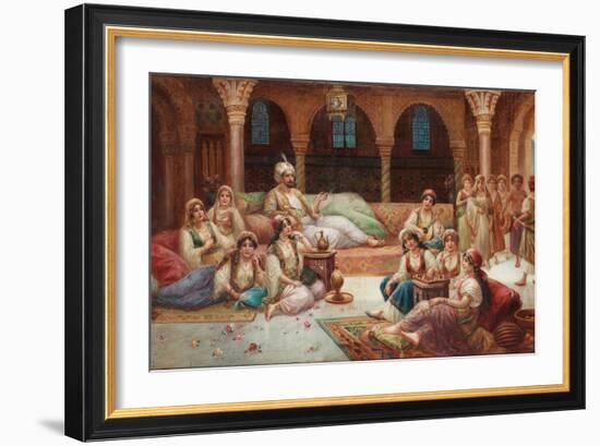 In a Harem-J. G. Delincourt-Framed Giclee Print