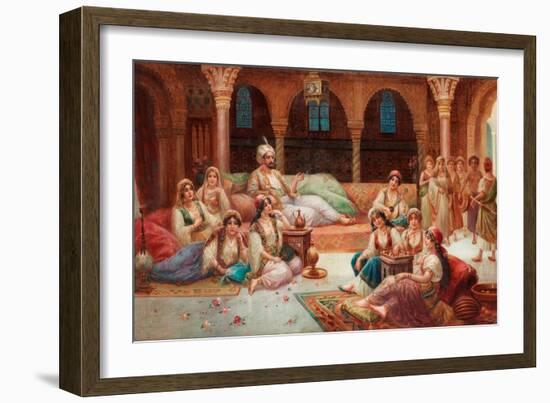 in a Harem-J. G. Delincourt-Framed Giclee Print