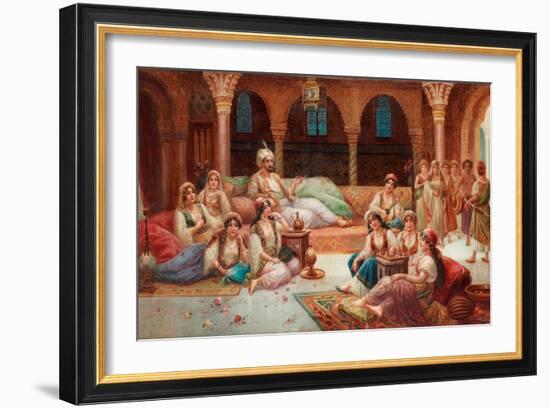 in a Harem-J. G. Delincourt-Framed Giclee Print