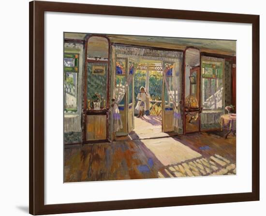 In a House-Sergei Arsenyevich Vinogradov-Framed Giclee Print