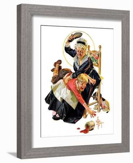 "In a Jam,"November 28, 1931-Joseph Christian Leyendecker-Framed Giclee Print