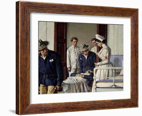 In a Military Hospital, 1901-Vasili Vasilyevich Vereshchagin-Framed Giclee Print