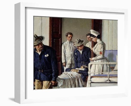 In a Military Hospital, 1901-Vasili Vasilyevich Vereshchagin-Framed Giclee Print