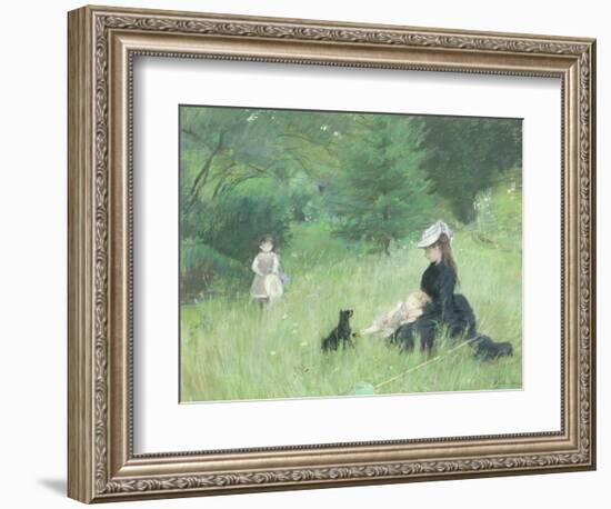 In a Park, circa 1874-Berthe Morisot-Framed Giclee Print