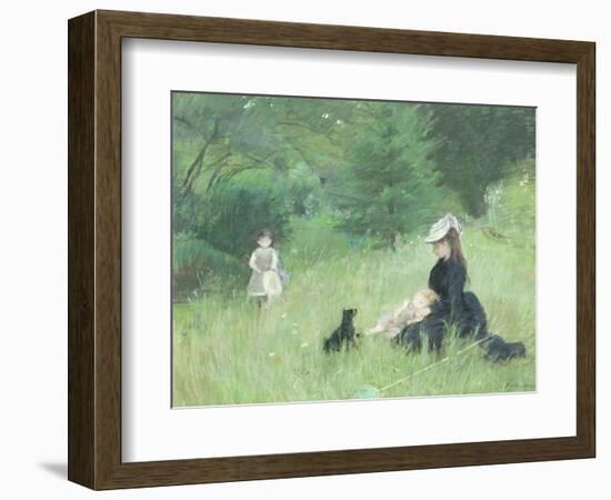 In a Park, circa 1874-Berthe Morisot-Framed Giclee Print