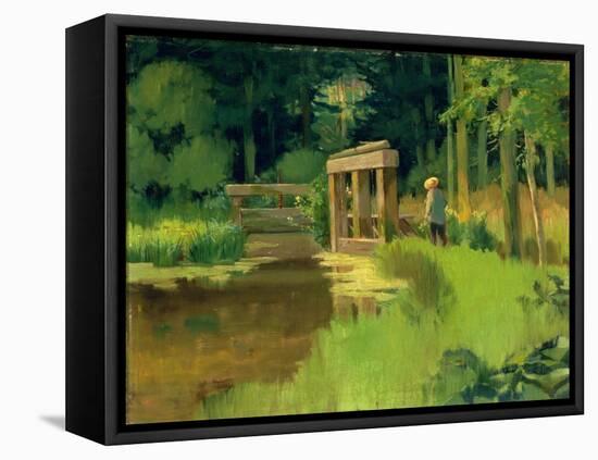 In a Park-Edouard Manet-Framed Premier Image Canvas