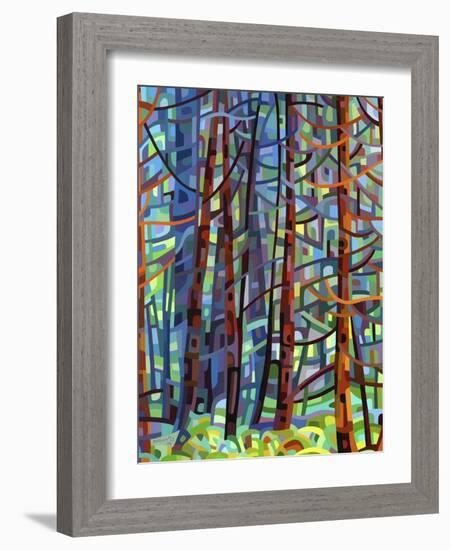 In a Pine Forest-Mandy Budan-Framed Giclee Print