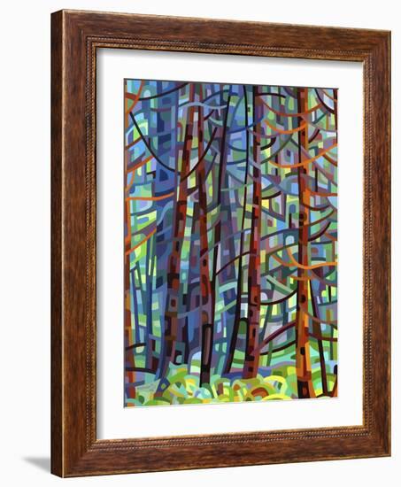 In a Pine Forest-Mandy Budan-Framed Giclee Print