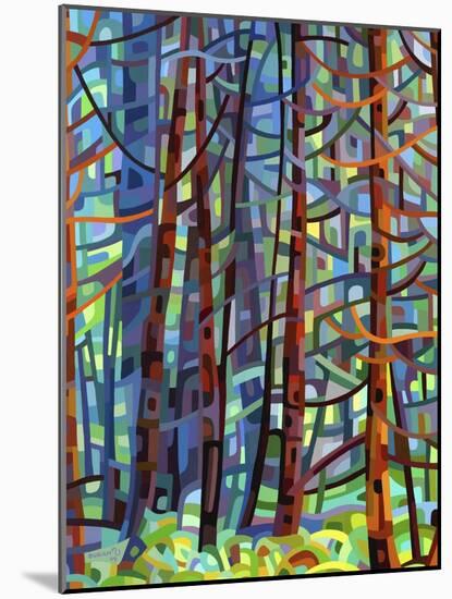 In a Pine Forest-Mandy Budan-Mounted Giclee Print