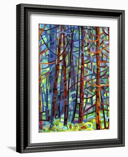 In a Pine Forest-Mandy Budan-Framed Giclee Print