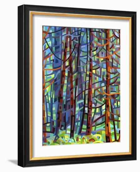 In a Pine Forest-Mandy Budan-Framed Giclee Print