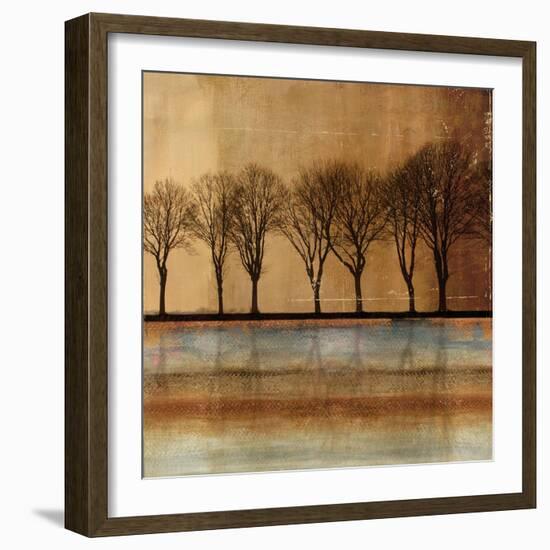 In a Row-Andrew Michaels-Framed Art Print