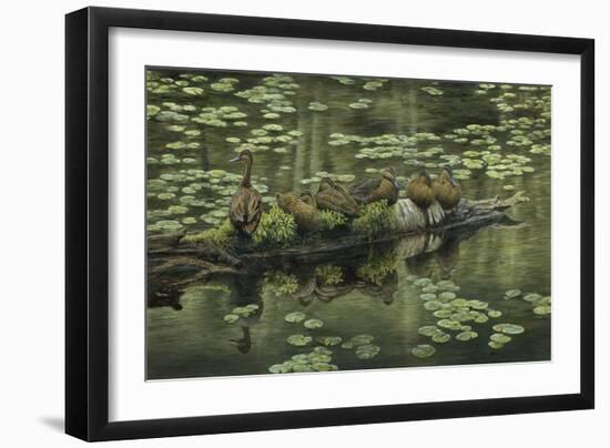 In A Row-John Morrow-Framed Giclee Print