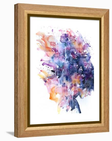 In A Single Moment All Her Greatness Collapsed-Agnes Cecile-Framed Stretched Canvas