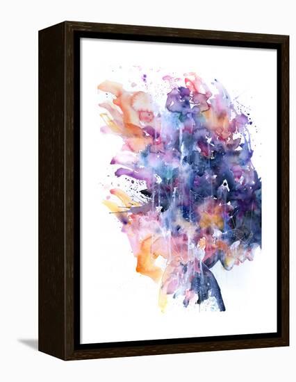 In A Single Moment All Her Greatness Collapsed-Agnes Cecile-Framed Stretched Canvas