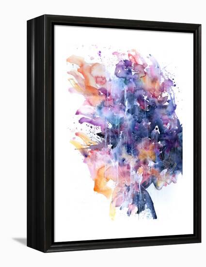 In A Single Moment All Her Greatness Collapsed-Agnes Cecile-Framed Stretched Canvas