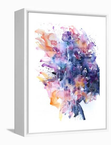 In A Single Moment All Her Greatness Collapsed-Agnes Cecile-Framed Stretched Canvas