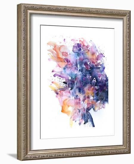 In A Single Moment All Her Greatness Collapsed-Agnes Cecile-Framed Premium Giclee Print