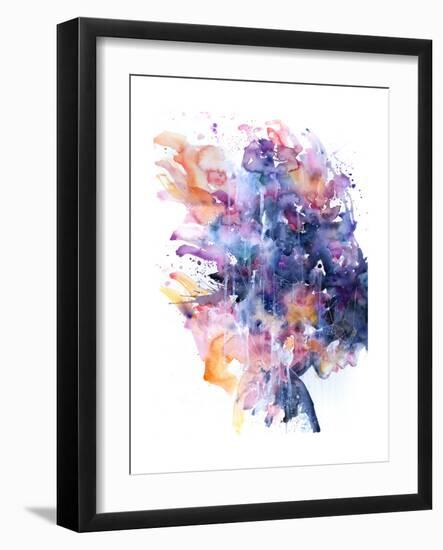 In A Single Moment All Her Greatness Collapsed-Agnes Cecile-Framed Premium Giclee Print