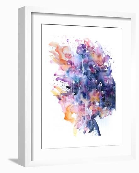 In A Single Moment All Her Greatness Collapsed-Agnes Cecile-Framed Premium Giclee Print
